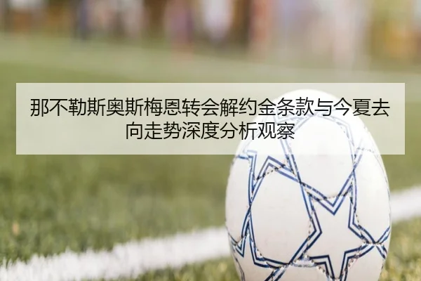 那不勒斯奥斯梅恩转会解约金条款与今夏去向走势深度分析观察